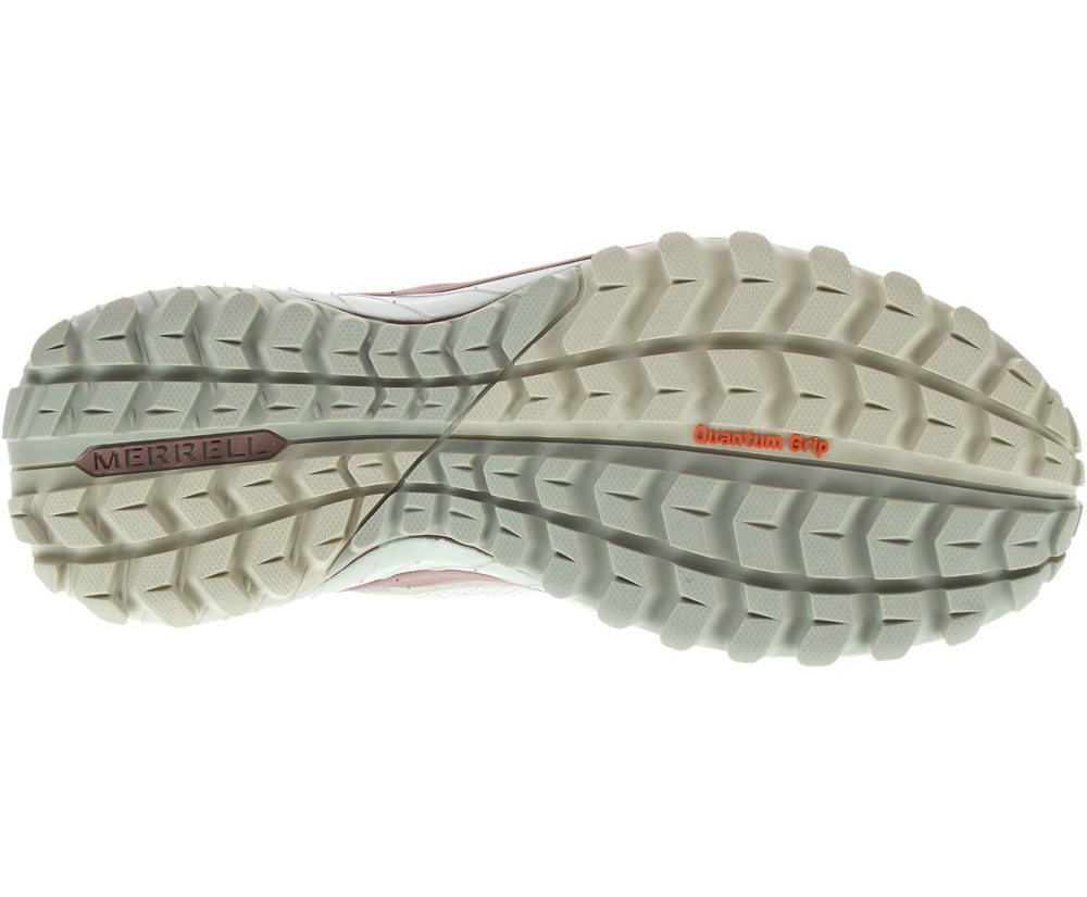 Merrell Hiking Shoes White/Pink - Bravada Waterproof - Womens 52QKZJSDY